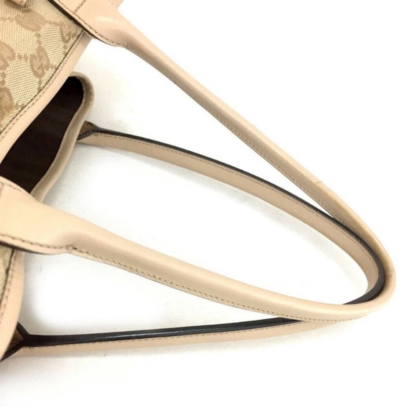 Auth GUCCI GG Logo Pattern Canvas Tote Bag - Picture 9 of 9